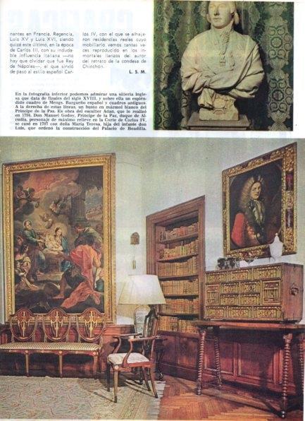 LAMINA V21259: Interior del palacio de Boadilla