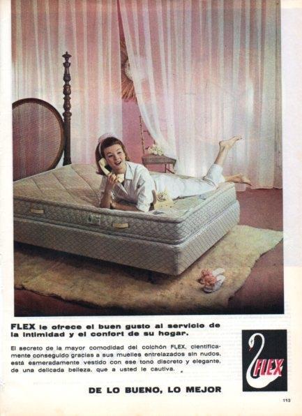 LAMINA V21262: Publicidad colchon Flex