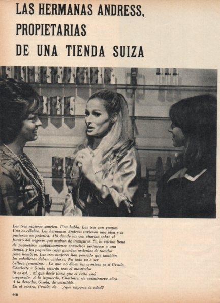 LAMINA V21263: Ursula Andress y sus hermanas
