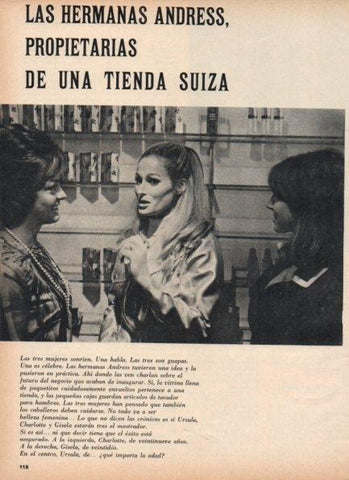 LAMINA V21263: Ursula Andress y sus hermanas