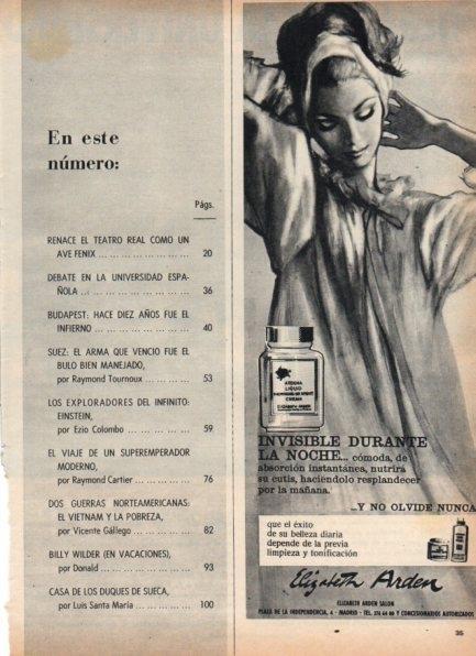 LAMINA V21238: Publicidad Ardena Liquid de Elisabeth Arden