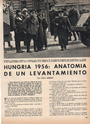 LAMINA V21241: Soldados preparados para atacar Budapest en 1956