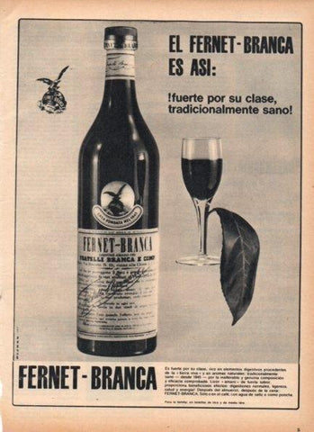 LAMINA V21270: Publicidad Fernet-Branca