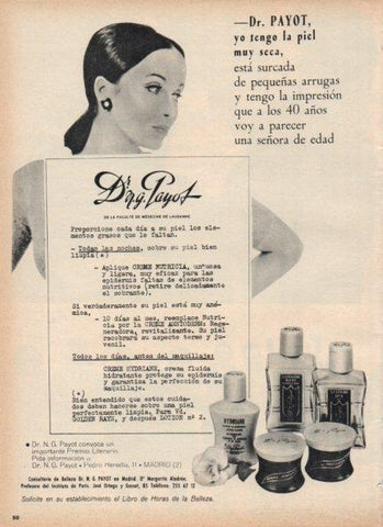 LAMINA V21290: Publicidad Doctor Payot cremas
