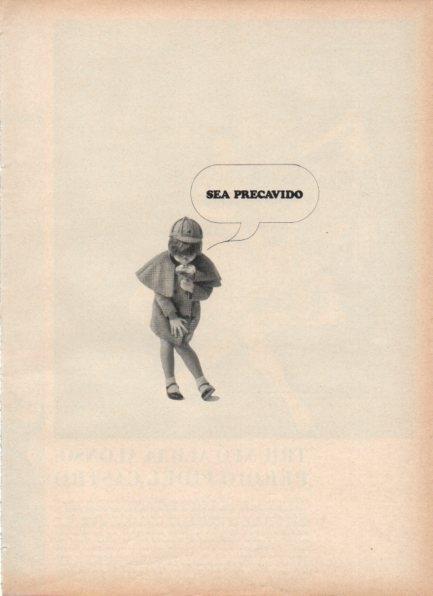 LAMINA V21289: Publicidad Sea Precavido