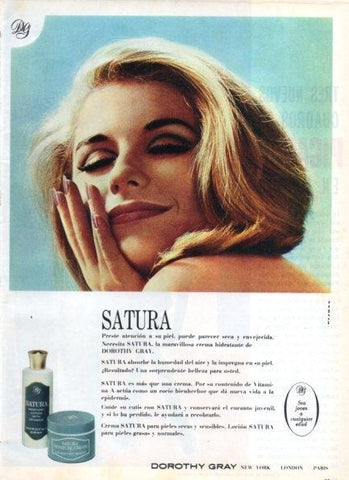 LAMINA V21277: Publicidad Satura crema hidratante de Dorothy Gray