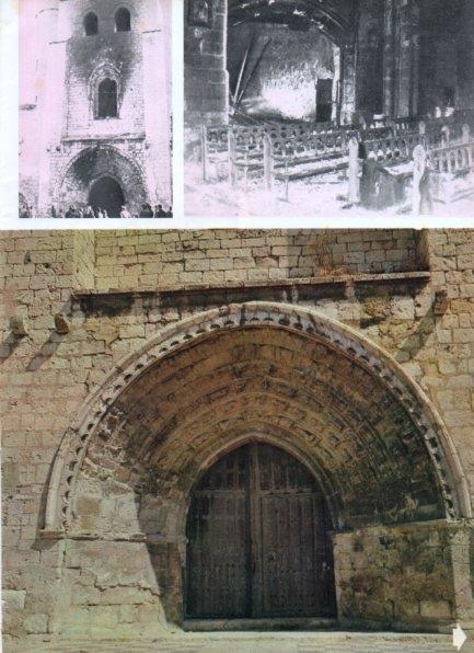 LAMINA V21281: Portico iglesia de San Miguel en Palencia