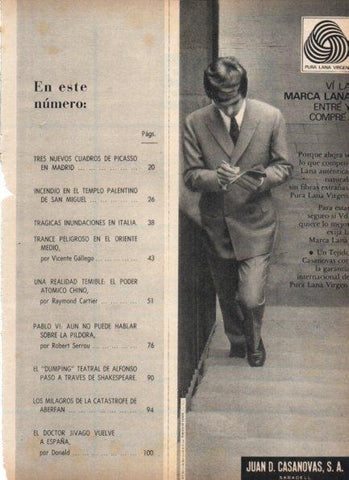 LAMINA V21285: Publicidad Juan D. Casanovas, S.A. 