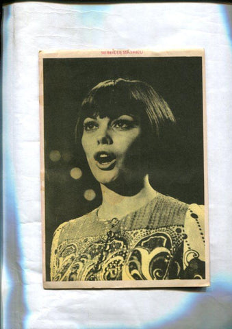 Mary Noticias numero 421 trasera foto artista Mireille Mathieu