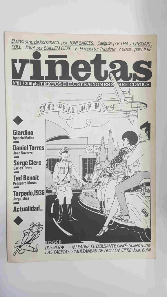 Revista: Viñetas num 01, mayo 1984. Textos e ilustraciones sobre comics - Amapolo Nevera, La rapsodia Hungara de Vittorio Giardino
