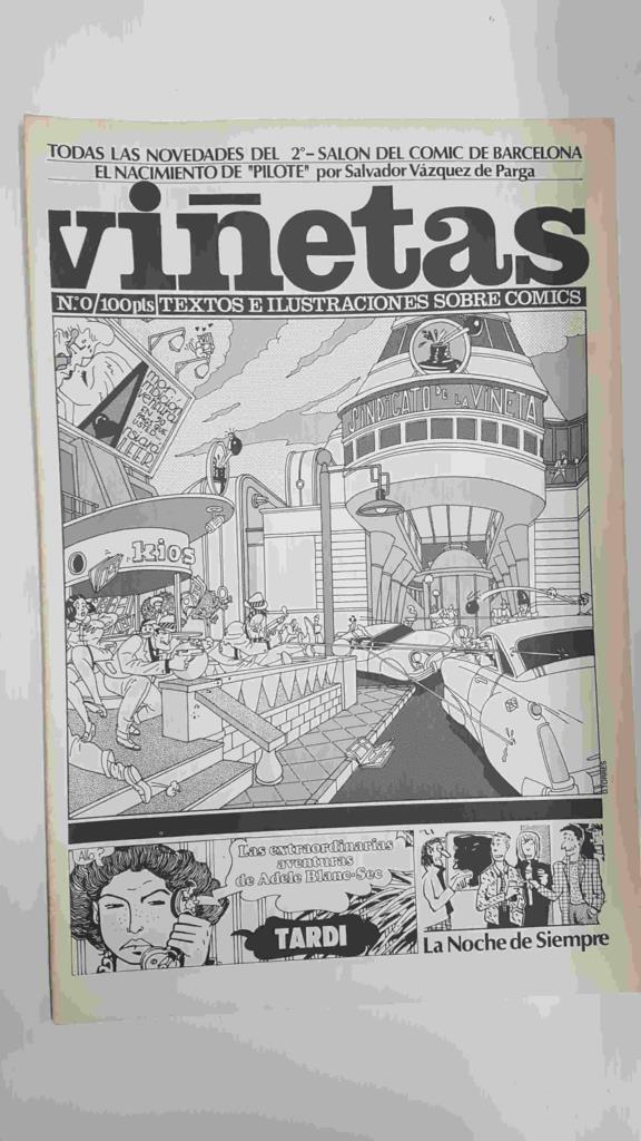 Revista: Viñetas num 0, mayo 1982. Textos e ilustraciones sobre comics - Todas las novedades del 2º Salon del Comic de Barcelona