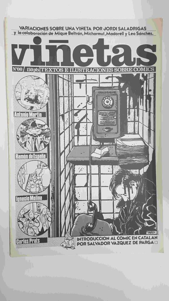 Revista: Viñetas num 00, mayo 1983. Textos e ilustraciones sobre comics - Introduccion al comic en catalan por Salvador Vazquez de Parga