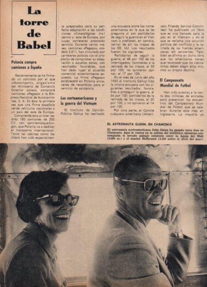 LAMINA V24892: John Glenn en Chamonix