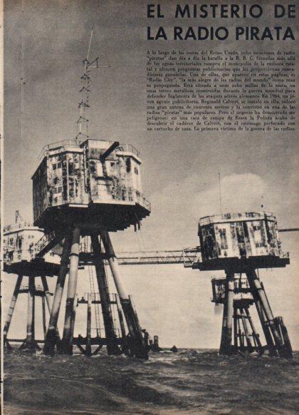 LAMINA V24899: Torre metalica de Radio City en el mar