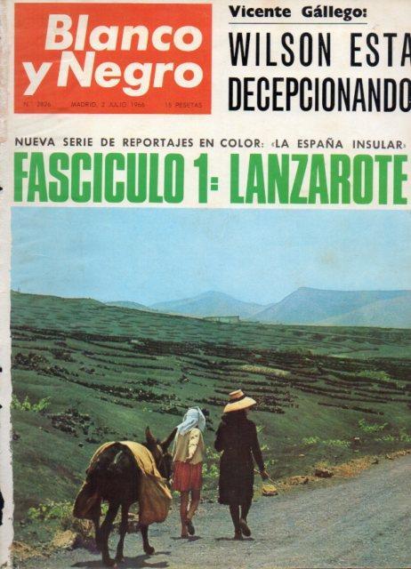 LAMINA V24854: Portada revista Blanco y Negro de 2 de julio de 1966