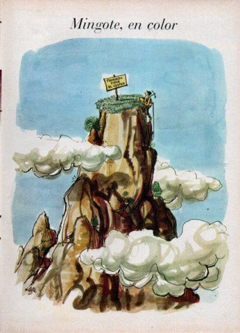 LAMINA V24859: Ilustracion de Mingote en color 1966