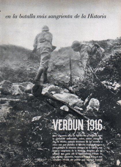LAMINA V24860: Soldados en Verdum 1916