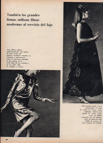 LAMINA V24911: Vestido de noche por Castillo