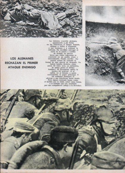LAMINA V24863: Soldados alemanes en trincheras 1916