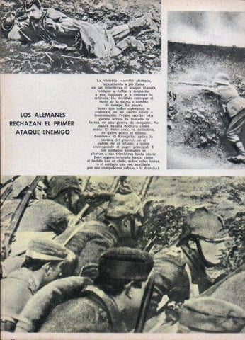 LAMINA V24863: Soldados alemanes en trincheras 1916