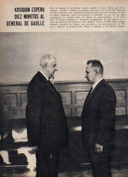 LAMINA V24868: De Gaulle y Kosiguin