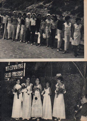 LAMINA V24873: Participantes en Miss España 1966, Salou