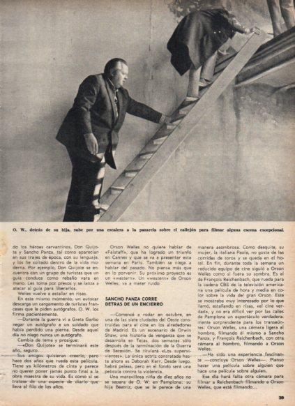 LAMINA V24950: Orson Welles y su hija