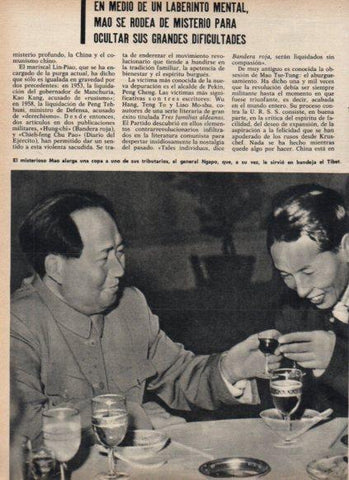 LAMINA V24959: Mao Tse Tung y Ngapo