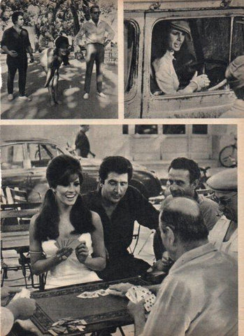 LAMINA V24966: Raquel Welch en la Costa Azul