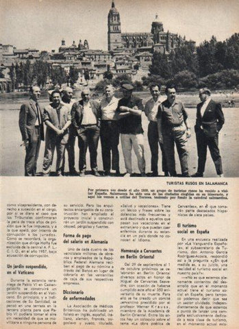 LAMINA V24977: Turistas rusos en Salamanca