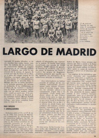 LAMINA V24925: General Franco con las fuerzas tinerfeñas