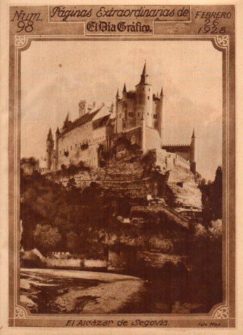 LAMINA V24748: Alcazar de Segovia
