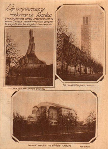 LAMINA V24751: Construcciones modernas en Basilea
