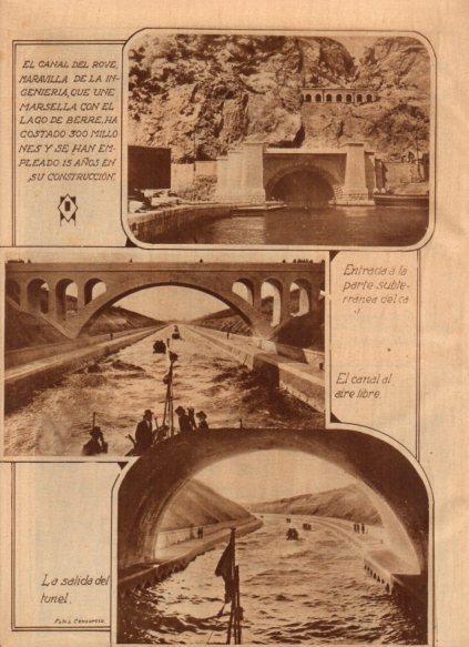 LAMINA V24755: Canal de Rove, Francia