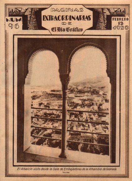 LAMINA V24740: El Albaicin visto desde la Sala de Embajadores de la Alhambra