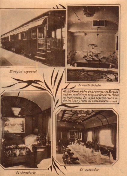 LAMINA V24741: Vagon de tren de Mustafa Kemal