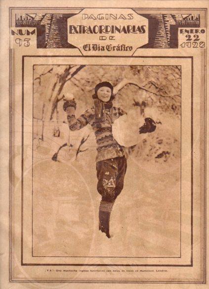 LAMINA V24728: Muchacha bailando en Hamstead, Londres