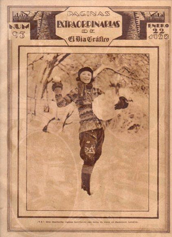 LAMINA V24728: Muchacha bailando en Hamstead, Londres