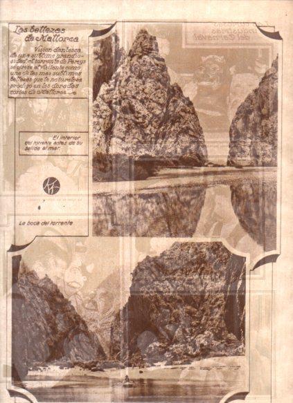 LAMINA V24739: La boca del torrente en Mallorca
