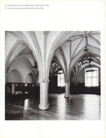 LAMINA V24821: Sala del Centro de Corporacion de Oleviste, Tallinn