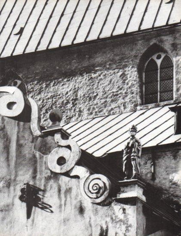 LAMINA V24829: Detalle fachada septentrional iglesia de Niguliste, Tallinn