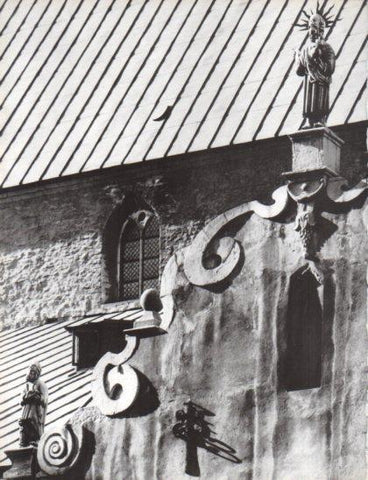 LAMINA V24828: Detalle fachada septentrional iglesia de Niguliste, Tallinn