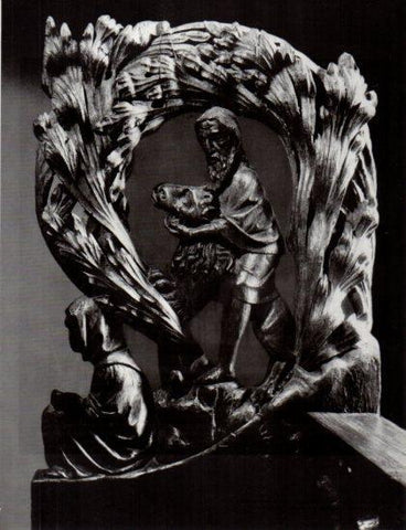 LAMINA V24794: Banco de los consejeros con Sanson y el leon, Ayuntamiento de Tallinn
