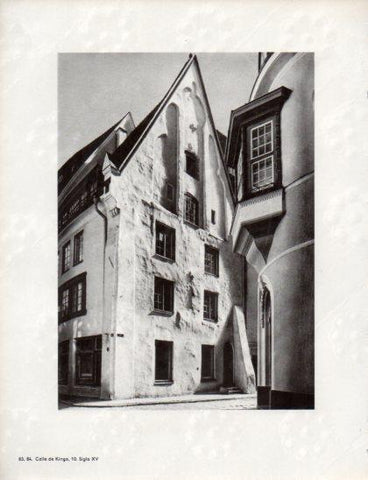 LAMINA V24805: Calle Kinga 10 en Tallinn