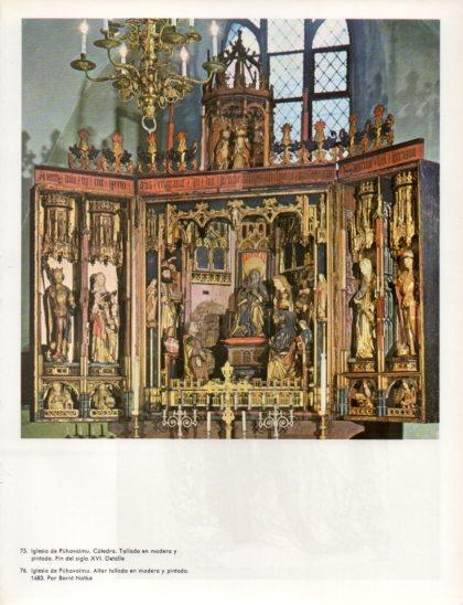 LAMINA V24802: Altar de la iglesia de Puhavaimu, Tallinn