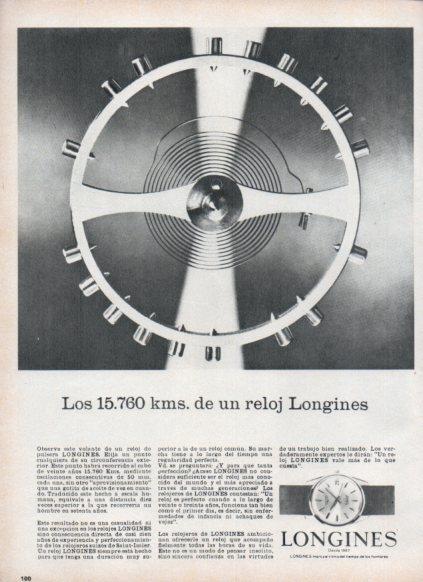 LAMINA V25168: Publicidad Longines