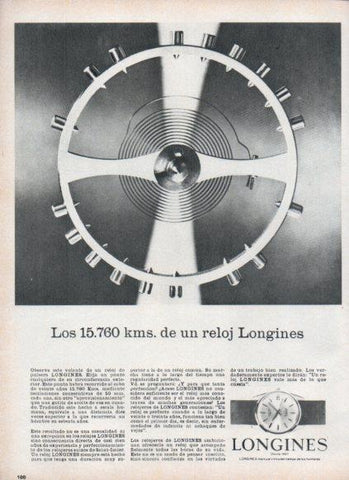 LAMINA V25168: Publicidad Longines