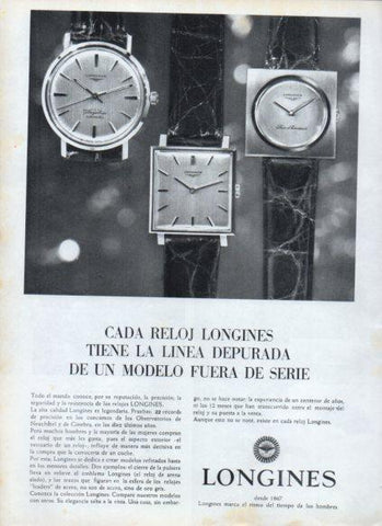 LAMINA V25176: Publicidad Longines