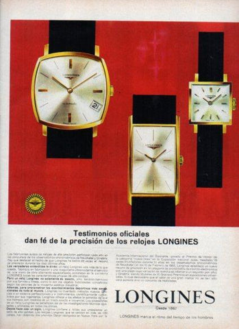 LAMINA V25182: Publicidad Longines