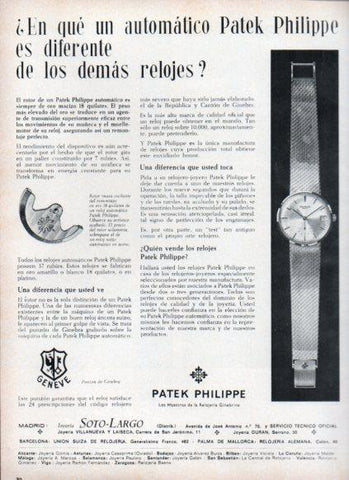 LAMINA V25184: Publicidad Patek Philippe